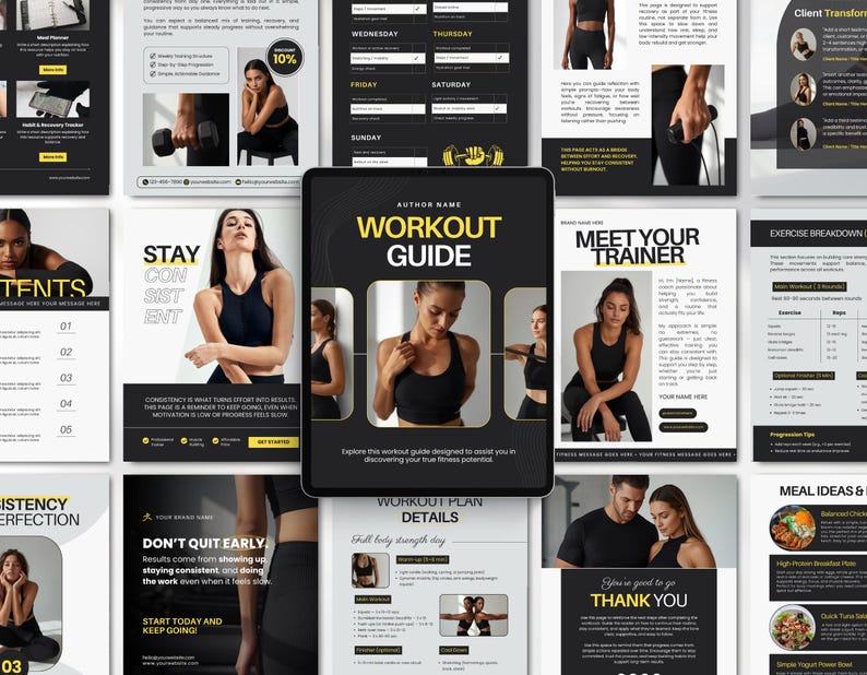 Fitness Coach Ebook Template