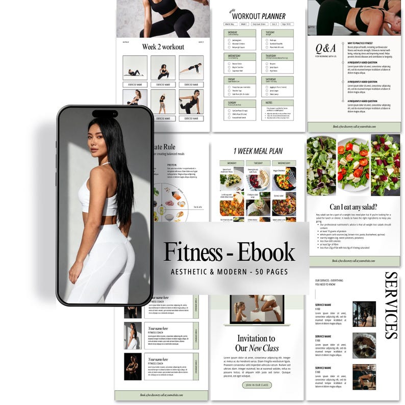 Fitness Coach Ebook Template