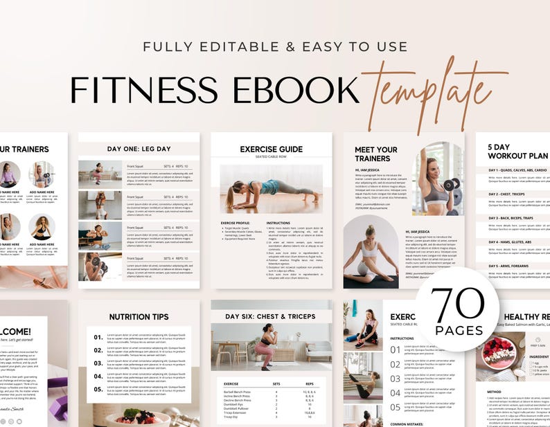 Fitness Ebook Template