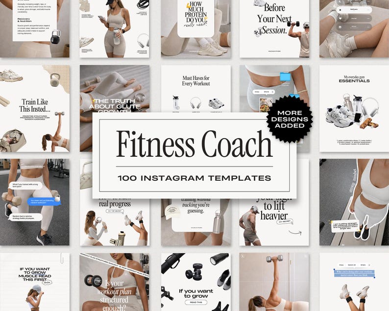 Fitness Instagram Templates for Personal Trainers