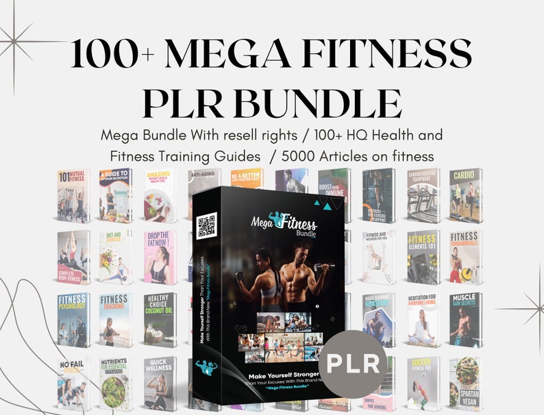 Mega Fitness PLR Bundle – 150+ Ebooks